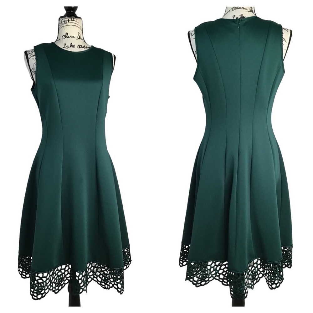 Donna Ricco | Fit n Flare Scuba Dress NWOT - Size 10